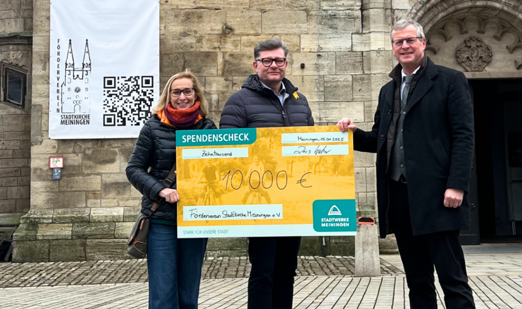 Wir unterstützen die Sanierung der Meininger Stadtkirche